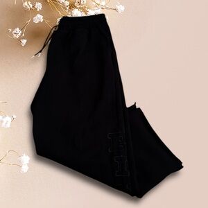 VS Pink High Rise Super Wide Leg Sweatpants | Size M